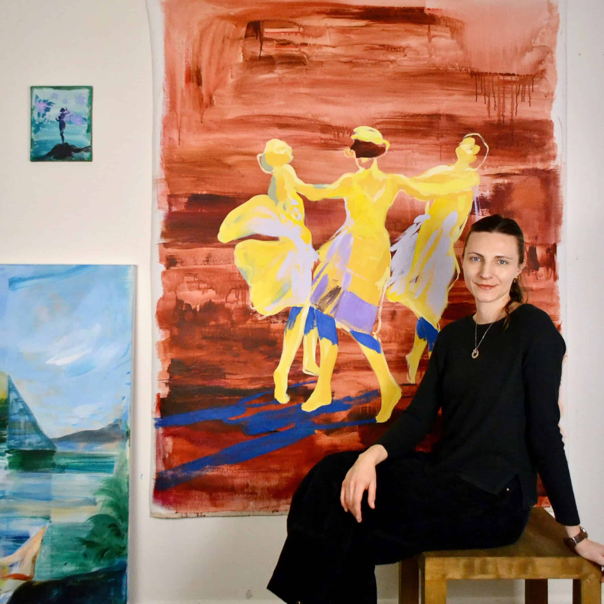 Abstract painting by Adi Oren – Berkshires art gallery